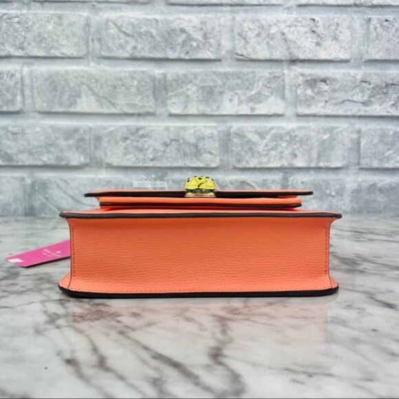 Kate Spade Melon Ball Pineapple Remi Flap Chain Crossbody Shoulder Bag - Picture 7 of 13